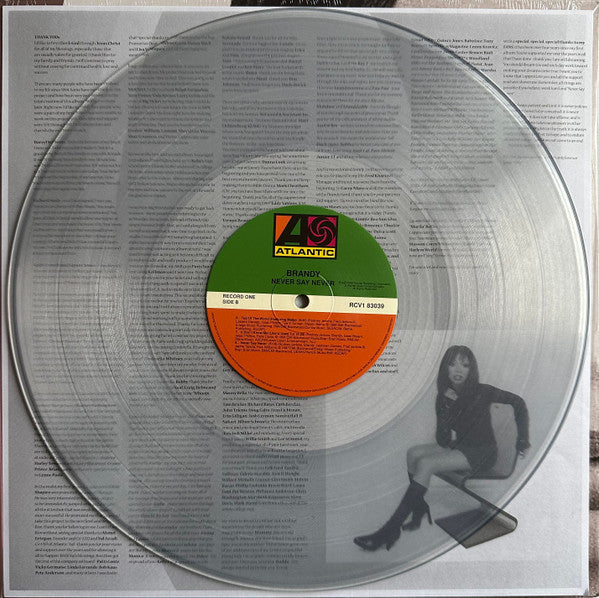 Brandy (2) : Never Say Never (2xLP, Album, Ltd, RE, Cry)