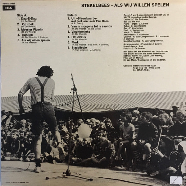 Stekelbees : Als Wij Willen Spelen ... (LP, Album)