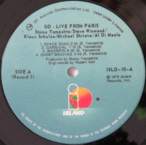Stomu Yamashta's Go : Go Live From Paris (2xLP, Album, RE)