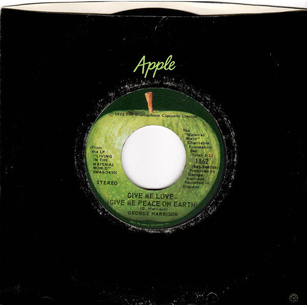 George Harrison : Give Me Love (Give Me Peace On Earth) (7", Single, Jac)
