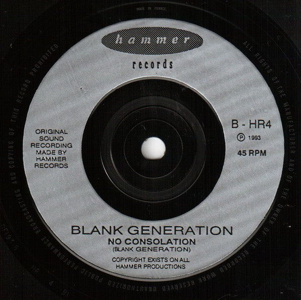 Blank Generation : Another Victim (7", Single)