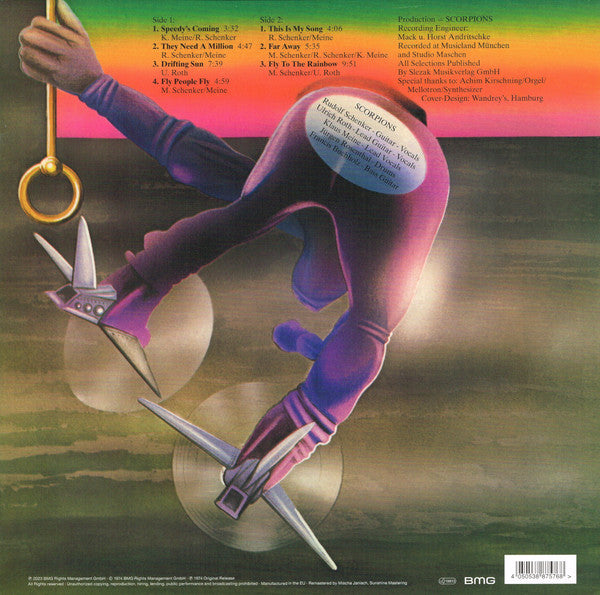 Scorpions : Fly To The Rainbow (LP, Album, RE, RM, S/Edition, Vio)