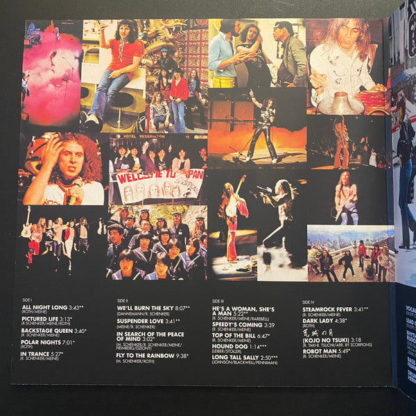 Scorpions : Tokyo Tapes (2xLP, Album, RE, S/Edition, Yel)