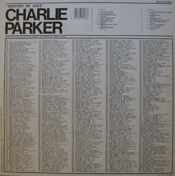 Charlie Parker : Charlie Parker (LP, Comp, RE)