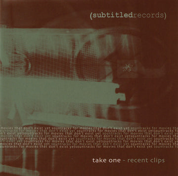 Various : Take One - Recent Clips (CD, Comp)