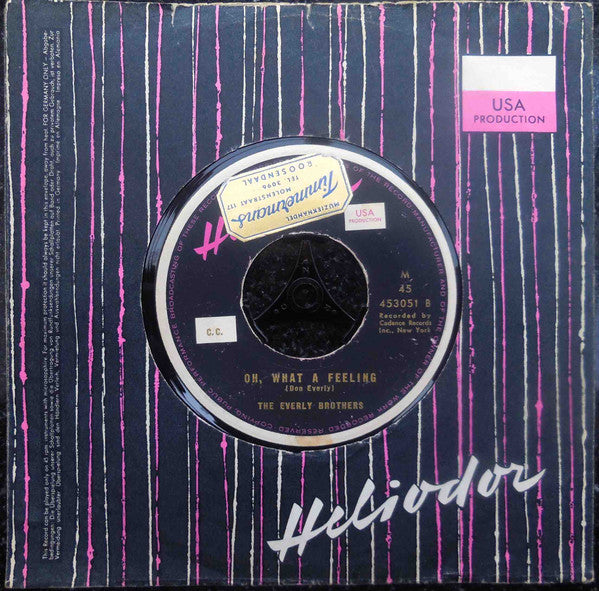 The Everly Brothers* : ('Til) I Kissed You (7", Single, Mono)