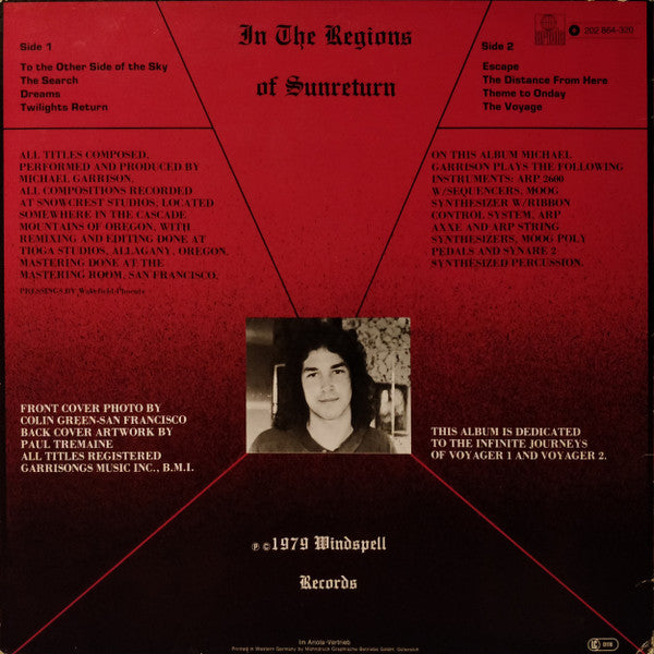 Michael Garrison : In The Regions Of Sunreturn (LP, Album, RP)