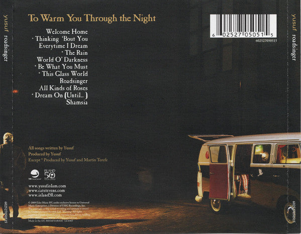 Yusuf Islam : Roadsinger (CD, Album)