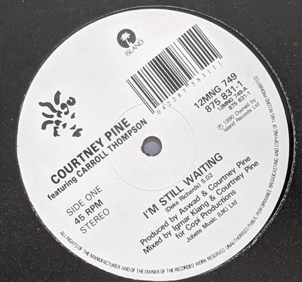 Courtney Pine Featuring Carroll Thompson : I'm Still Waiting (12", sti)