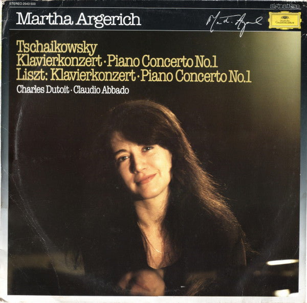 Pyotr Ilyich Tchaikovsky • Franz Liszt - Martha Argerich, Charles Dutoit, Claudio Abbado : Klavierkonzert • Piano Concerto No.1 (LP, Comp, RE)