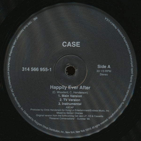 Case : Happily Ever After / Where Did Our Love Go? (12")