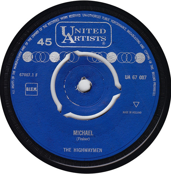 Highwaymen : Michael (7", Single, Mono, 3-P)