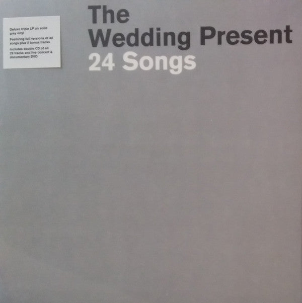 The Wedding Present : 24 Songs (3xLP, Comp, Gre + 2xCD, Comp + DVD + Dlx)