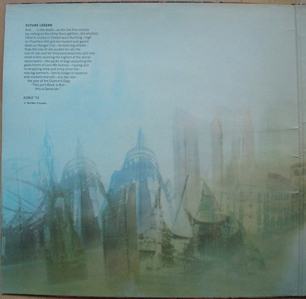David Bowie : Diamond Dogs (LP, Album, Gat)