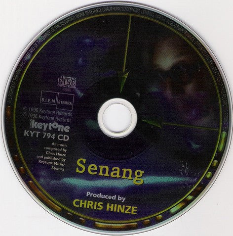 Chris Hinze : Senang (CD, Album)