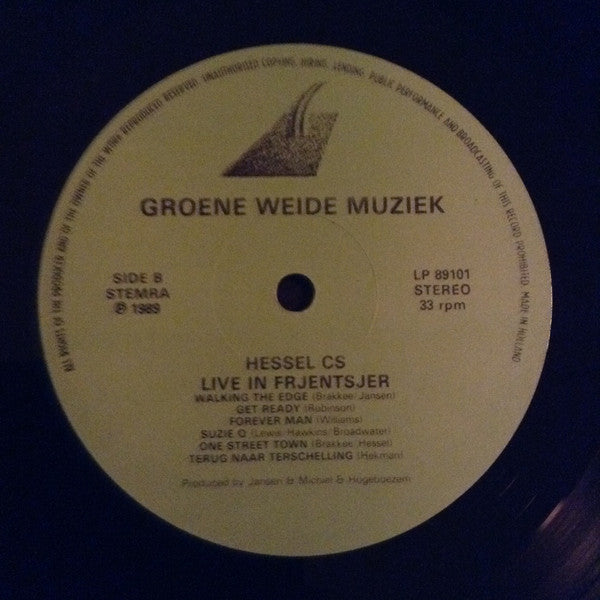 Hessel : Live In Frjentsjer (LP, Album)