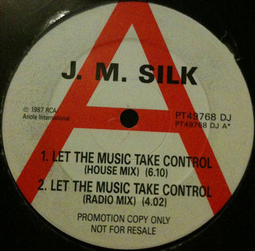 J.M. Silk : Let The Music Take Control (12", Maxi, Promo)