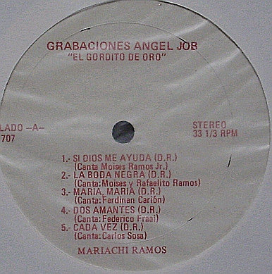 Mariachi Ramos : El Gordito De Oro (LP, Album)