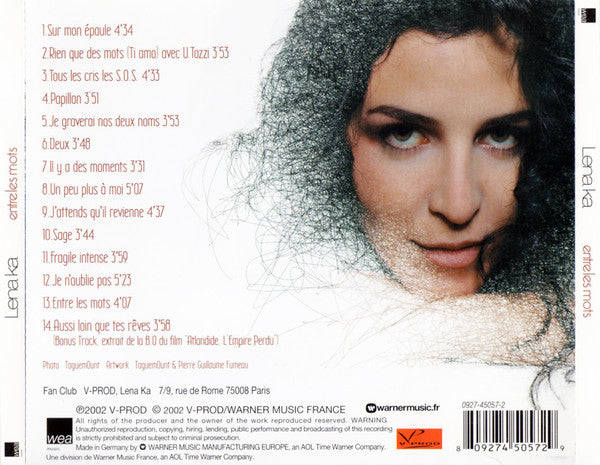 Lena Ka : Entre Les Mots (CD, Album)