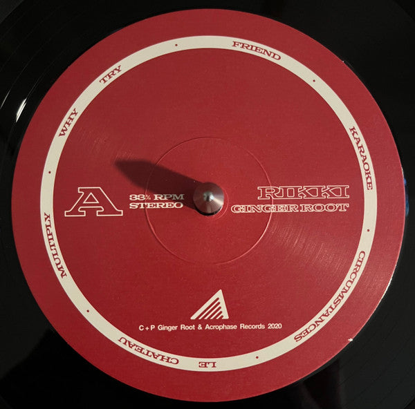 Ginger Root : Rikki (LP, Album, RE)
