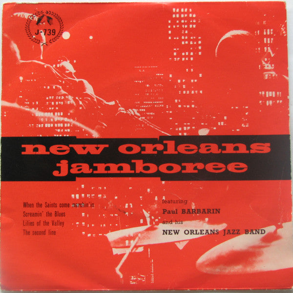 Paul Barbarin And His Jazz Band : New Orleans Jamboree (7", EP)