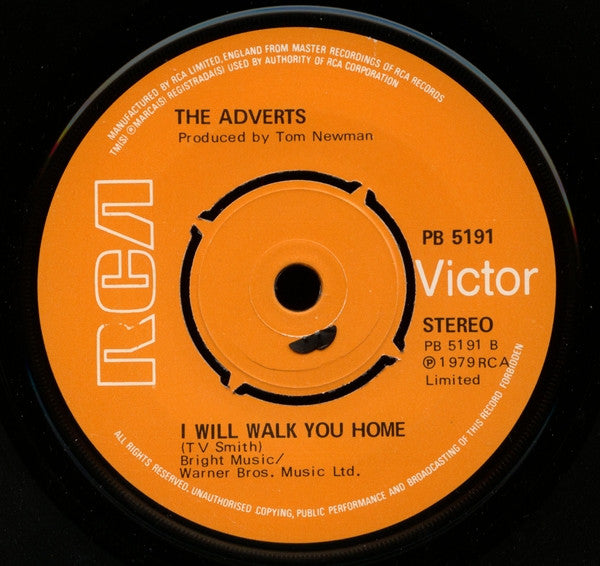 The Adverts : Cast Of Thousands (7", Single)