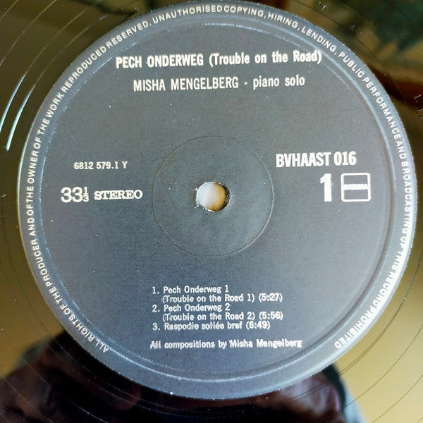 Misha Mengelberg : Pech Onderweg (LP, Album)