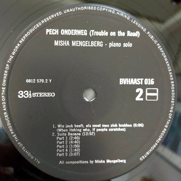 Misha Mengelberg : Pech Onderweg (LP, Album)