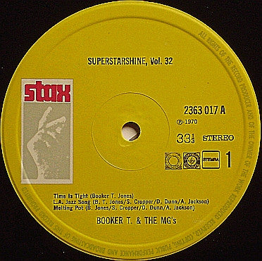 Booker T & The MG's : Superstarshine Vol. 32 (LP, Comp)