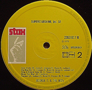 Booker T & The MG's : Superstarshine Vol. 32 (LP, Comp)