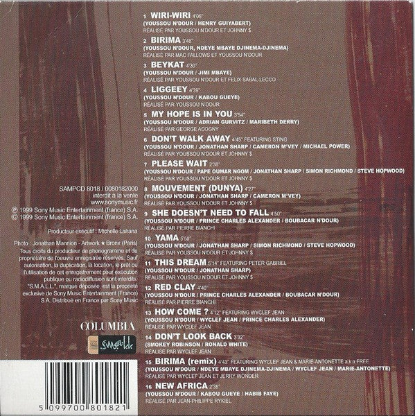 Youssou N'Dour : Joko - From Village To Town (CD, Album, Promo)