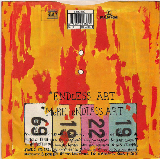 A House : Endless Art (7", Single)