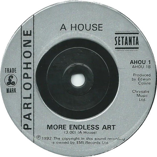 A House : Endless Art (7", Single)