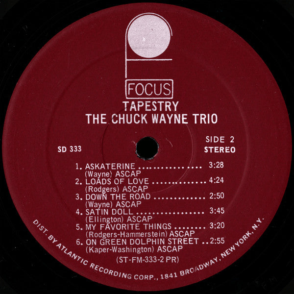 The Chuck Wayne Trio : Tapestry (LP)