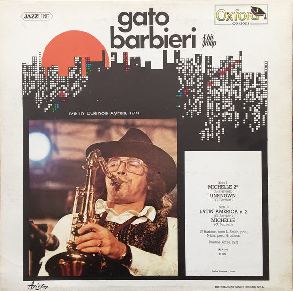 Gato Barbieri & His Group : Live In Buenos Ayres, 1971 (LP, Album)