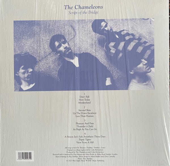 The Chameleons : Script Of The Bridge  (Album, RE, RM + 12", Blu + 12", Ora)