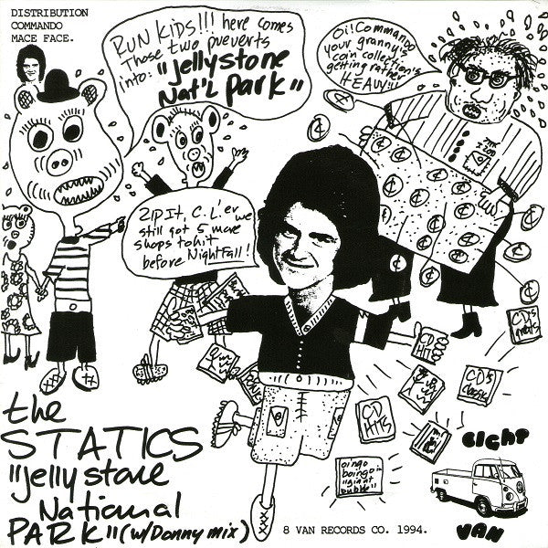 Sick & Wrong / The Statics : Knife / Jellystone National Park (7")