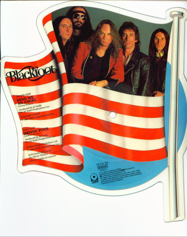 Blackfoot (3) : Send Me An Angel (7", Shape, Pic)