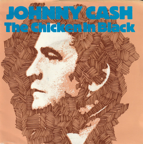 Johnny Cash : The Chicken In Black (7", Single)