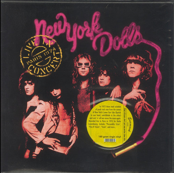 New York Dolls : Live In Concert (Paris 1974) (LP, Album, RE)