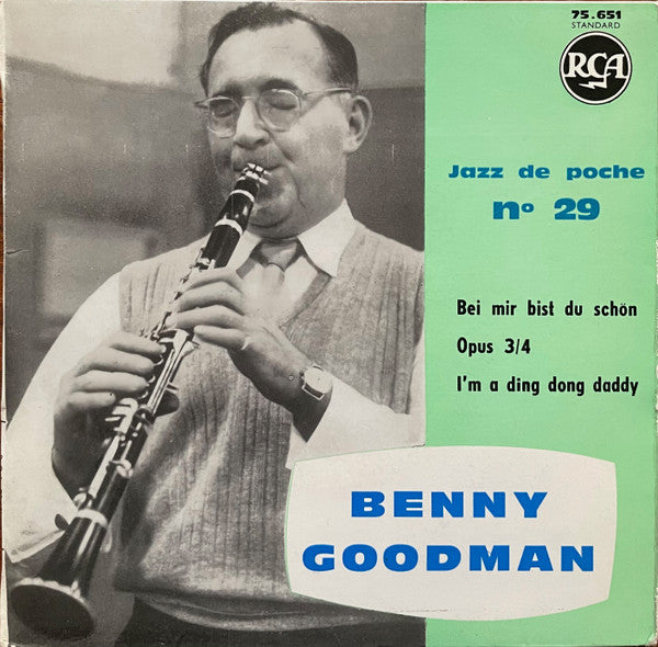 Benny Goodman : Jazz De Poche N° 29 (7", EP, Mono, Yel)