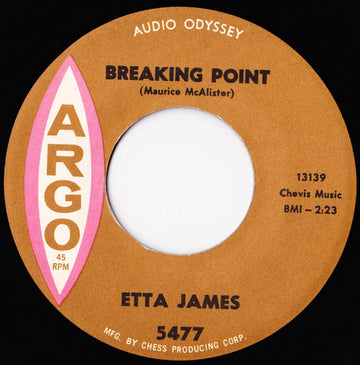 Etta James : Breaking Point / That Man Belongs Back Here With Me (7")