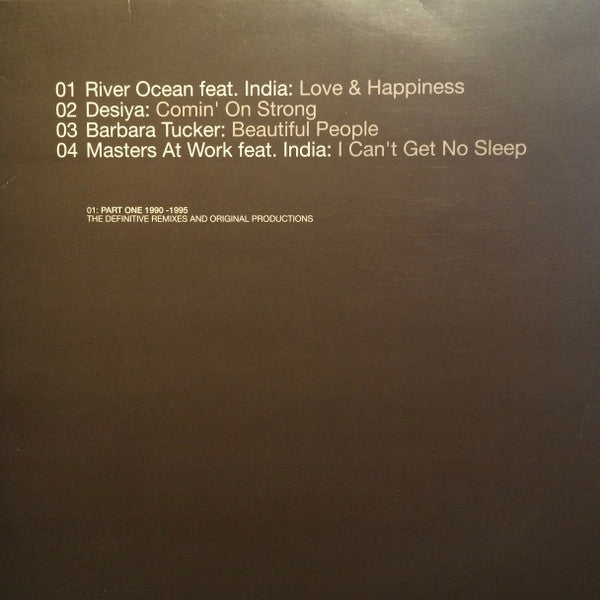 Masters At Work : The Tenth Anniversary Collection (Part One 1990 - 1995) (4xLP, Comp + Box)