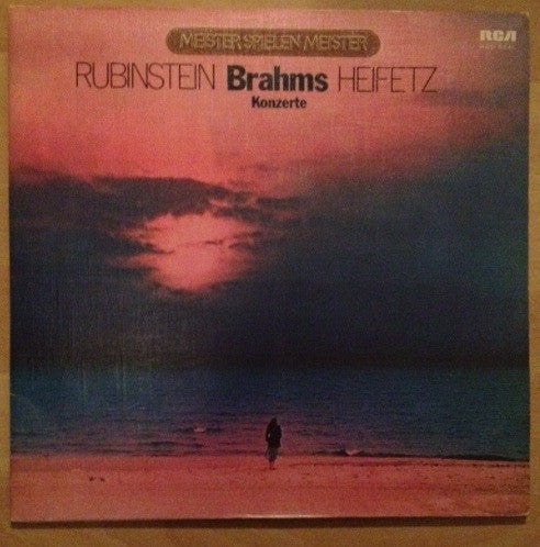 Johannes Brahms / Arthur Rubinstein, Jascha Heifetz : Konzerte (2xLP, Comp)