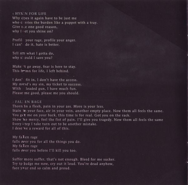 Misery Inc. : Random End (CD, Album, Enh)