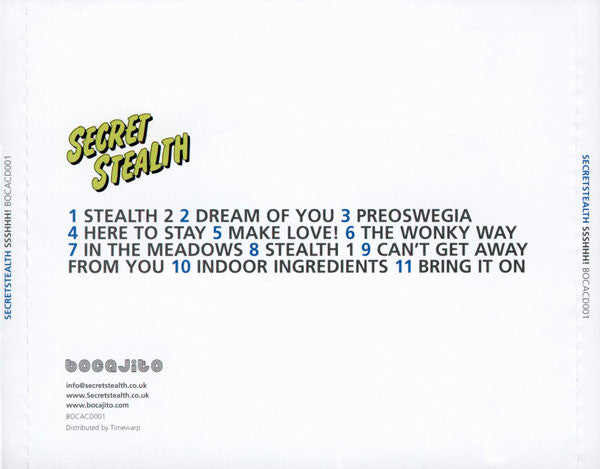 Secret Stealth : Ssshhh! (CD)