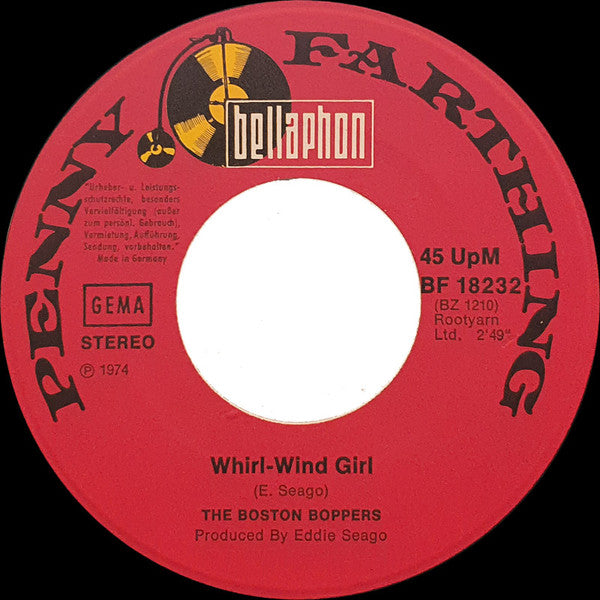 The Boston Boppers : Did You Get What You Wanted (7", Single)