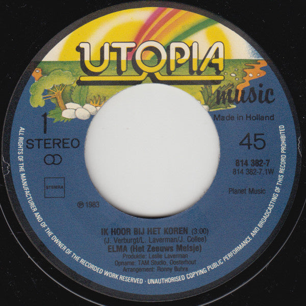 Elma* : Ik Hoor Bij Het Koren (7", Single)