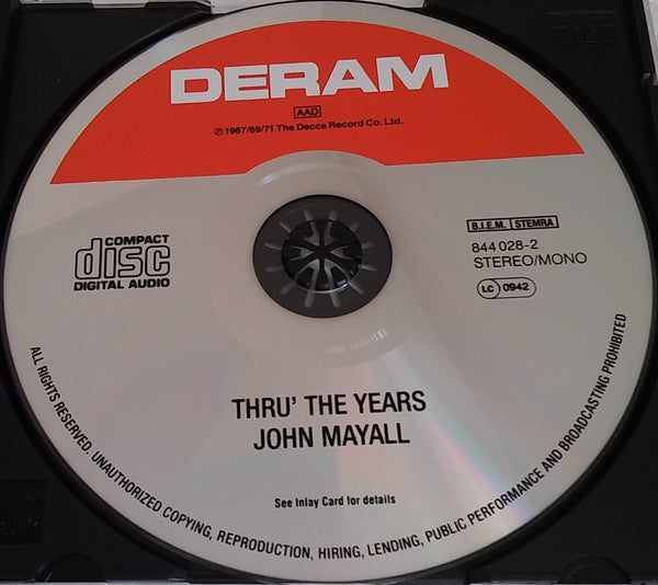 John Mayall : Thru The Years (CD, Comp, RE, RM)