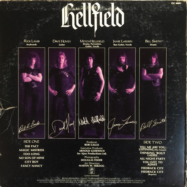 Hellfield : Hellfield (LP, Album)